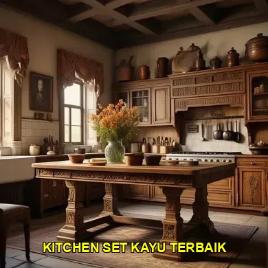 Menemukan kitchen set kayu model terbaru di Sleman